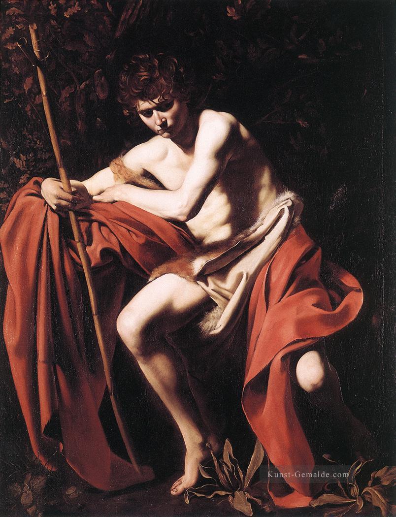 Johannes der Baptist2 Barock Caravaggio Ölgemälde